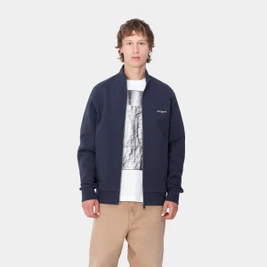 Carhartt WIP Script Embroidery Jacket Air Force Blue / White Cheap