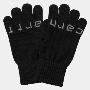 Carhartt WIP Script Gloves Black / Grey Heather Hot