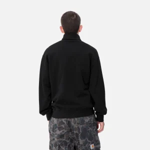 Carhartt WIP Script Mockneck Sweat Black Flash Sale