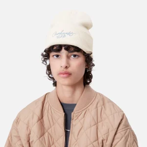 Carhartt WIP Signature Beanie Natural / Dusty Ice Discount