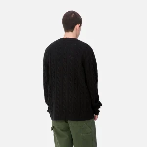 Carhartt WIP Signature Sweater Black / Wax Flash Sale