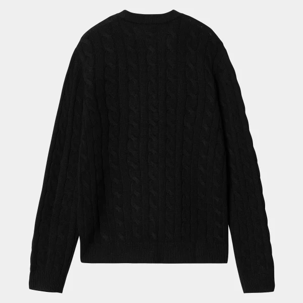 Carhartt WIP Signature Sweater Black / Wax Flash Sale