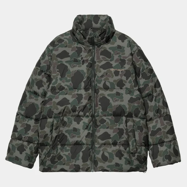 Carhartt WIP Springfield Jacket Camo Duck, Grey / Hamilton Brown Discount