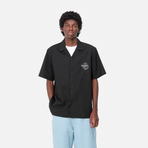 Carhartt WIP S/S Ablaze Shirt Black / Wax Discount