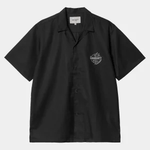 Carhartt WIP S/S Ablaze Shirt Black / Wax Discount