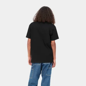 Carhartt WIP S/S American Script T-Shirt Black Sale