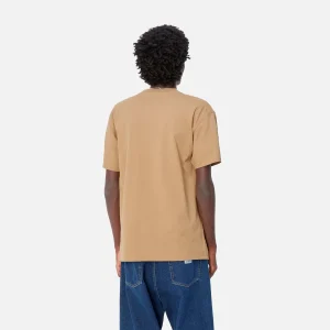 Carhartt WIP S/S American Script T-Shirt Peanut Fashion