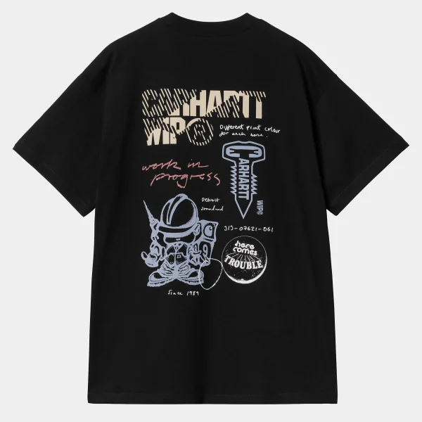 Carhartt WIP S/S Archivo T-Shirt Black Cheap