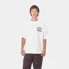 Carhartt WIP S/S Body Of Work T-Shirt White / Black Outlet