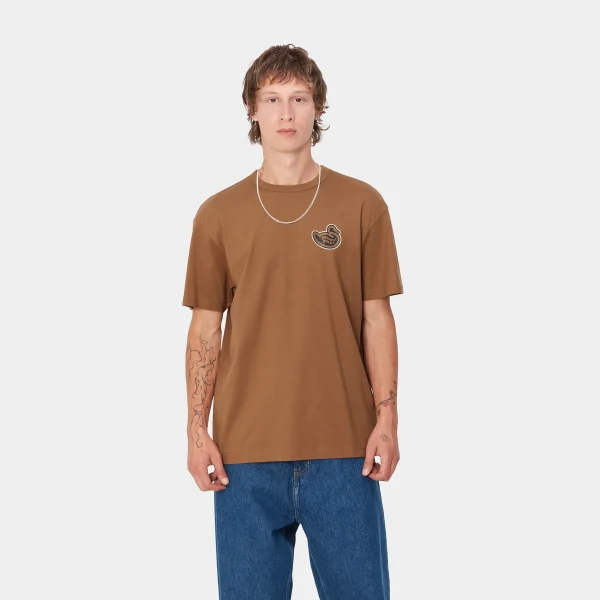 Carhartt WIP S/S Brown Ducks T-Shirt Hamilton Brown Flash Sale