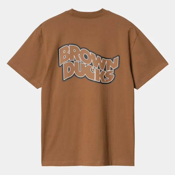 Carhartt WIP S/S Brown Ducks T-Shirt Hamilton Brown Flash Sale