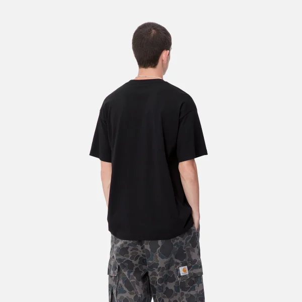 Carhartt WIP S/S Brush WIP T-Shirt Black Fashion