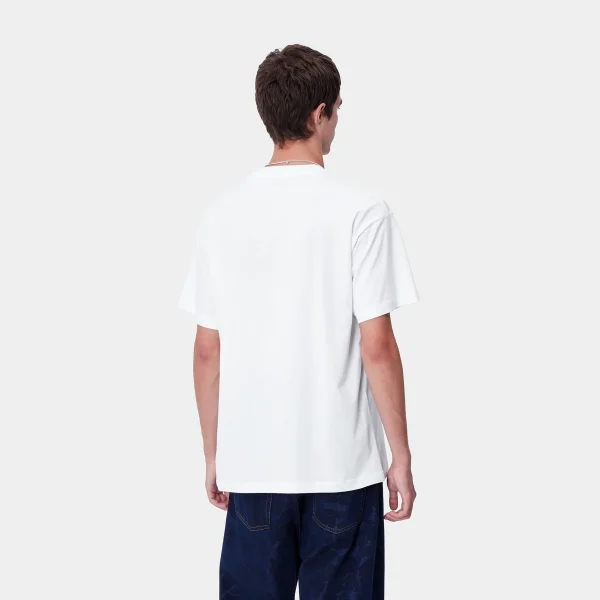 Carhartt WIP S/S Brush WIP T-Shirt White Flash Sale