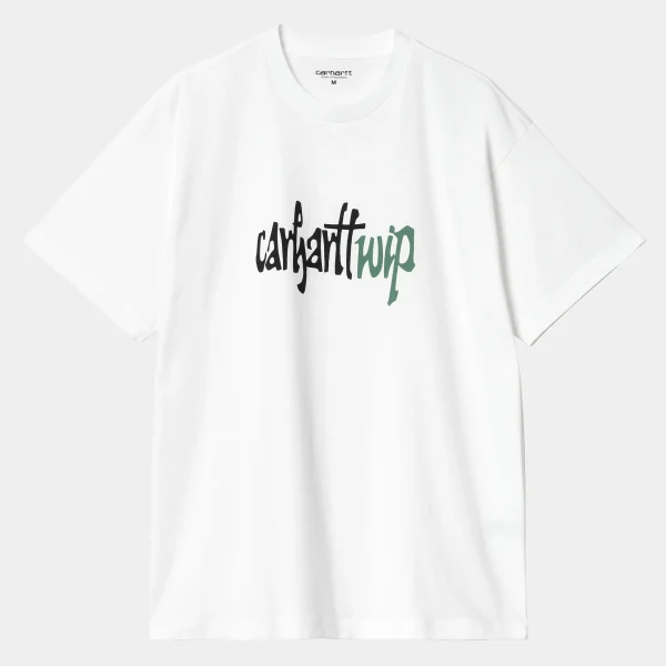 Carhartt WIP S/S Brush WIP T-Shirt White Flash Sale