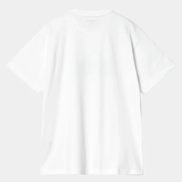 Carhartt WIP S/S Brush WIP T-Shirt White Flash Sale