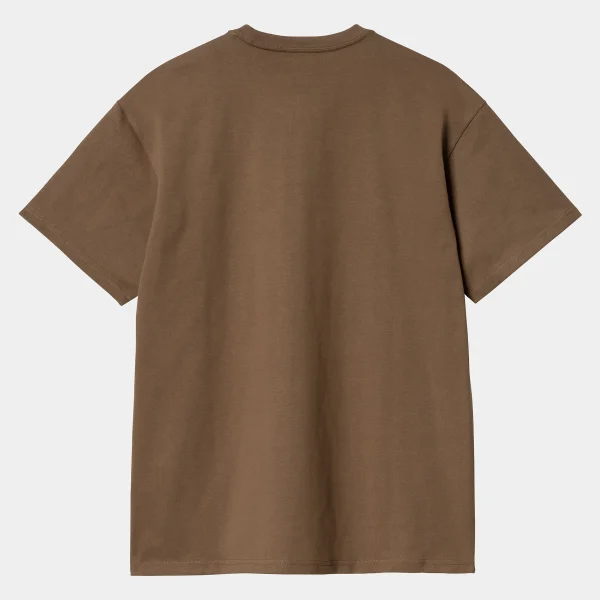 Carhartt WIP S/S Chase T-Shirt Chocolate / Gold New