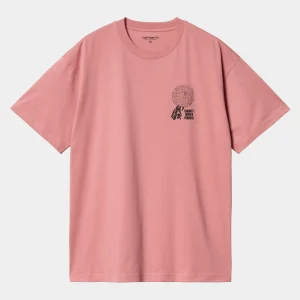 Carhartt WIP S/S Chrysanthemum T-Shirt Dusty Rose Outlet