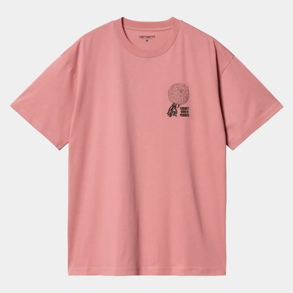 Carhartt WIP S/S Chrysanthemum T-Shirt Dusty Rose Outlet