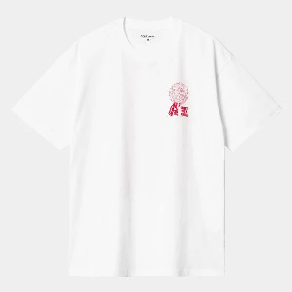 Carhartt WIP S/S Chrysanthemum T-Shirt White Online