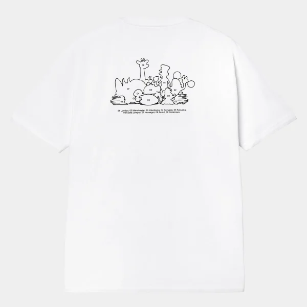 Carhartt WIP S/S Coffee T-Shirt F24 White Store