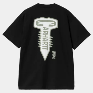 Carhartt WIP S/S Cross Screw T-Shirt Black Shop