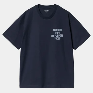 Carhartt WIP S/S Cross Screw T-Shirt Air Force Blue Hot