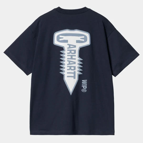 Carhartt WIP S/S Cross Screw T-Shirt Air Force Blue Hot