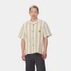 Carhartt WIP S/S Dodson Shirt Dodson Stripe, Natural Discount