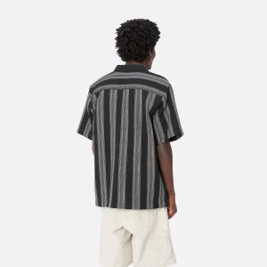 Carhartt WIP S/S Dodson Shirt Dodson Stripe, Black Online