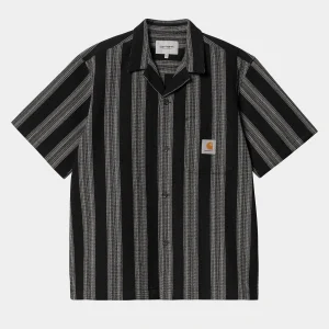 Carhartt WIP S/S Dodson Shirt Dodson Stripe, Black Online