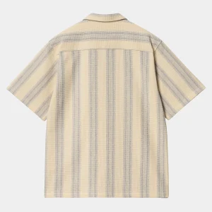 Carhartt WIP S/S Dodson Shirt Dodson Stripe, Natural Discount