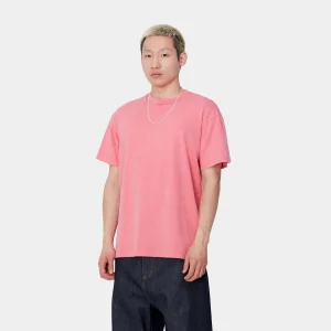 Carhartt WIP S/S Duster Script T-Shirt Charm Pink Hot