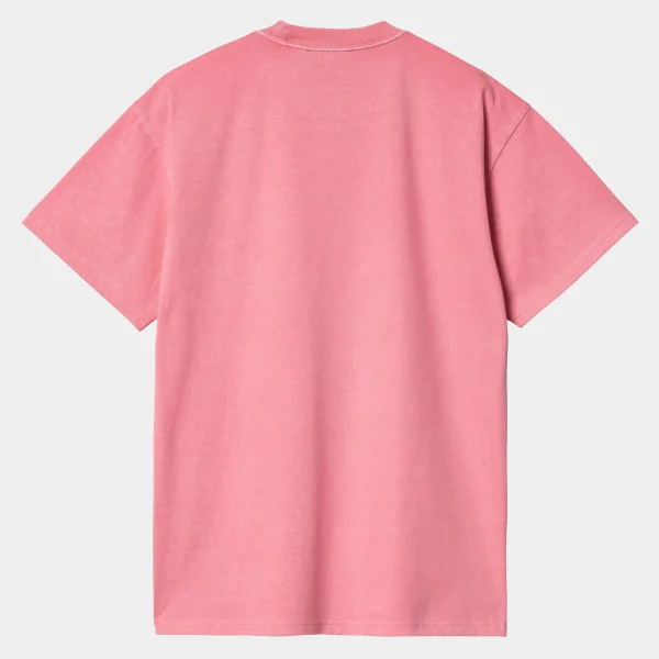 Carhartt WIP S/S Duster Script T-Shirt Charm Pink Hot