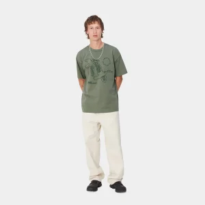 Carhartt WIP S/S Flying Ducks T-Shirt Duck Green Shop