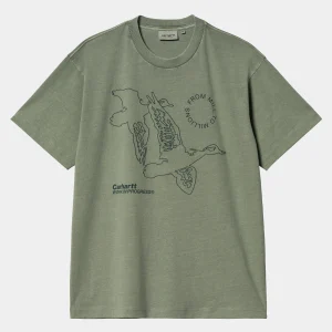 Carhartt WIP S/S Flying Ducks T-Shirt Duck Green Shop