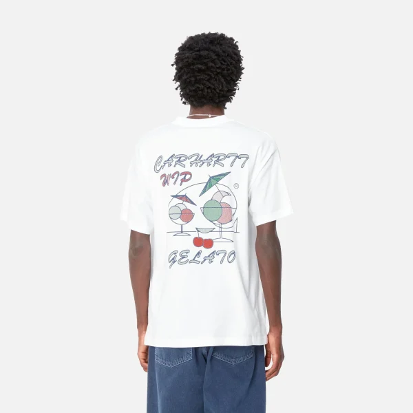 Carhartt WIP S/S Gelato T-Shirt White Best Sale