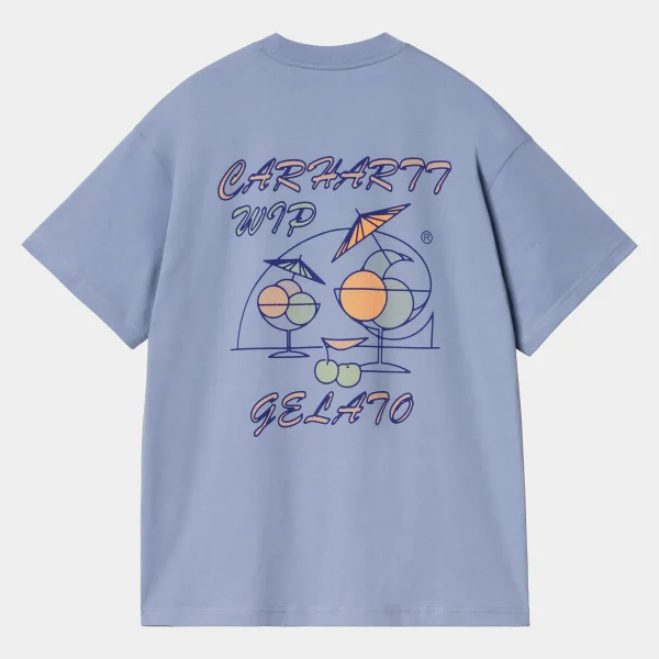 Carhartt WIP S/S Gelato T-Shirt Charm Blue Clearance