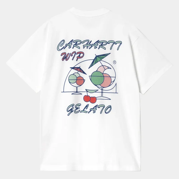 Carhartt WIP S/S Gelato T-Shirt White Best Sale