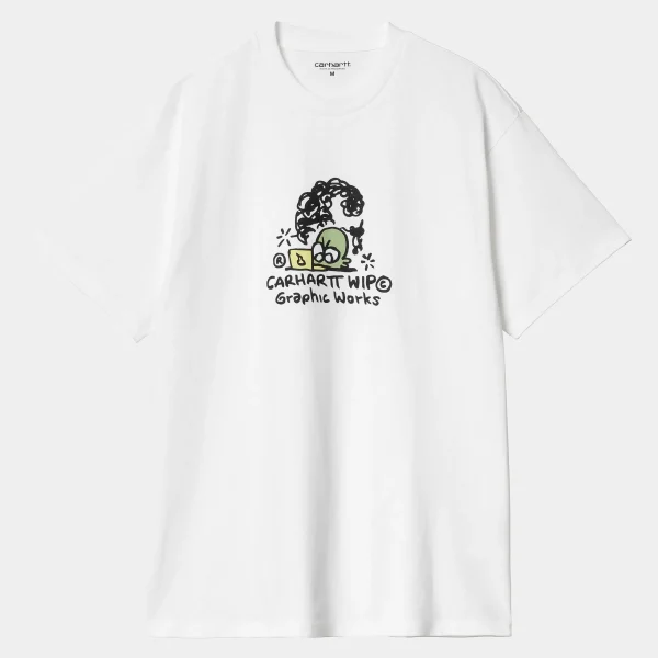 Carhartt WIP S/S Graphic Works T-Shirt White Best Sale