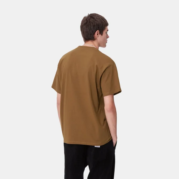 Carhartt WIP S/S Heart Train Pocket T-Shirt Hamilton Brown Outlet