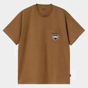 Carhartt WIP S/S Heart Train Pocket T-Shirt Hamilton Brown Outlet