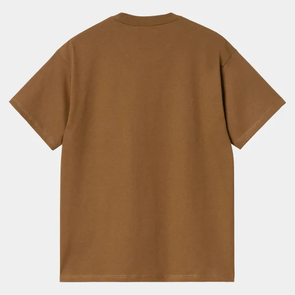 Carhartt WIP S/S Heart Train Pocket T-Shirt Hamilton Brown Outlet