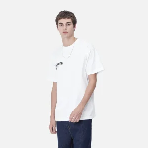 Carhartt WIP S/S Jalou C T-Shirt White / Black Cheap