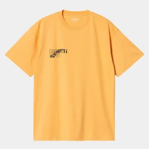 Carhartt WIP S/S Jalou C T-Shirt Winter Spice / Black Discount