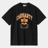 Carhartt WIP S/S Lazy Duck Academy T-Shirt Black Clearance