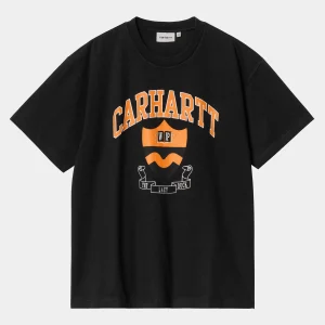 Carhartt WIP S/S Lazy Duck Academy T-Shirt Black Clearance