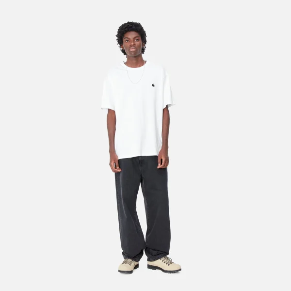 Carhartt WIP S/S Madison T-Shirt White / Black Discount