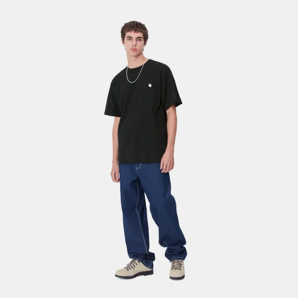 Carhartt WIP S/S Madison T-Shirt Black / White Best