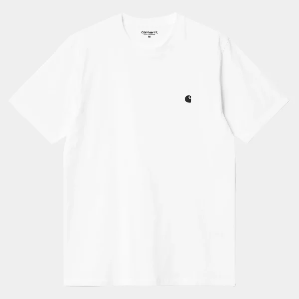 Carhartt WIP S/S Madison T-Shirt White / Black Discount