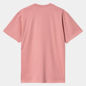 Carhartt WIP S/S Madison T-Shirt Dusty Rose / White Online